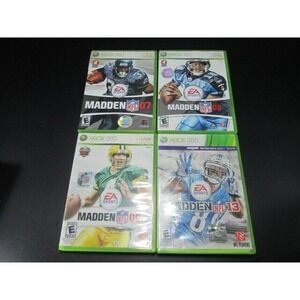Madden NFL 07 + Madden NFL 08 + Madden‎ NFL 09 + Madden NFL 13  Xbox 360